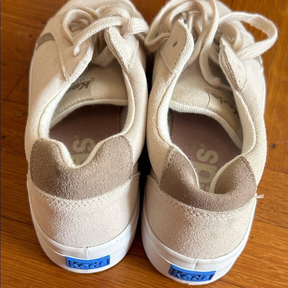 Keds Women's Cream and Brown Sneakers
